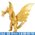 Star Godzilla Big Red Lotus Mechanical Space Godzilla Vs King Kong Kedola Soft Rubber Monster Hand Toy. 
