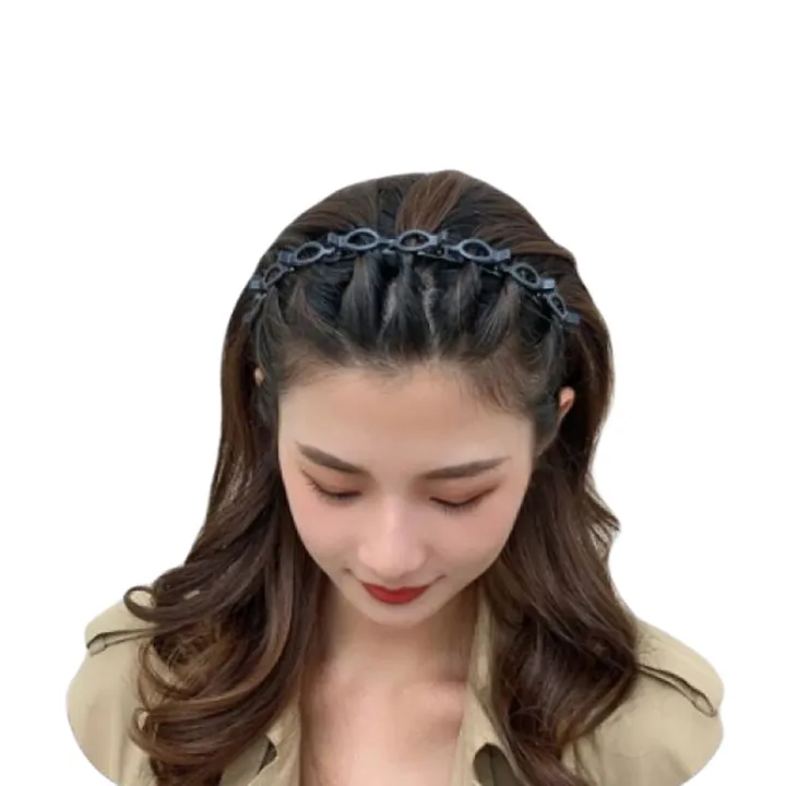 Black%20Braider%20Hair%20Style%20twister%20hair%20band%20headband%20Double%20Bangs%20Hairstyle%20Hairpin%20with%20clip%20hair%20styling%20new%20fashion%20Hairband%20Women%20girls%20-%20Image%202