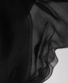 Inayat Arts Crinkle Chiffon Plain in Black | mainly used for dupattas and kameez.. 
