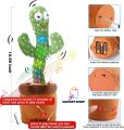 Dancing Cactus,Talking Cactus Toy, The Cactus Repeats What You Say,Electronic Dancing Cactus Toy with Lighting,Singing Cactus Recording and Repeat Your Words,Cactus Mimicking Toy for Kids. 
