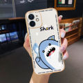 chenyyka For OPPO Reno2 F Case Plating Side Edge Square New Design Cartoon Cute Shark Phone Cases Pattern Silicone Casing Full Back Cover Camera Protect Shockproof Softcase. 