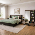 Novak - Bed with sides & Dresser. 