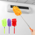 Telescopic Microfiber Wall Duster Cleaning Brush Feather Microfiber Duster Magic Dust Cleaner Fit with Extendable Telescopic Wall Hanging Handle. 