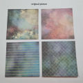 Bello Craft 6x6 inch 24 Sheets Pattern paper / Craft Papers / Designer Paper Pack Scrapbooking. 