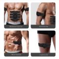 Smart Electric Ems ABS Muscle trainer for Abdomen Arm Hip Muscle vibrational Stimulator Machine Traning Gear. 