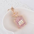 Lovely Perfume Fragrance Bottle Charm Pendent Rhinestone Purse Bag Keychain Gifts. 