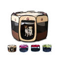 Portable Folding Pet tent Dog House Cage Dog Cat Tent Playpen Puppy Kennel Easy Operation Octagon Fence. 