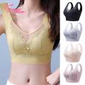 Muses Mall Sports Bra Padded Seamless Lace Splicing Women Vest Bra Top. 