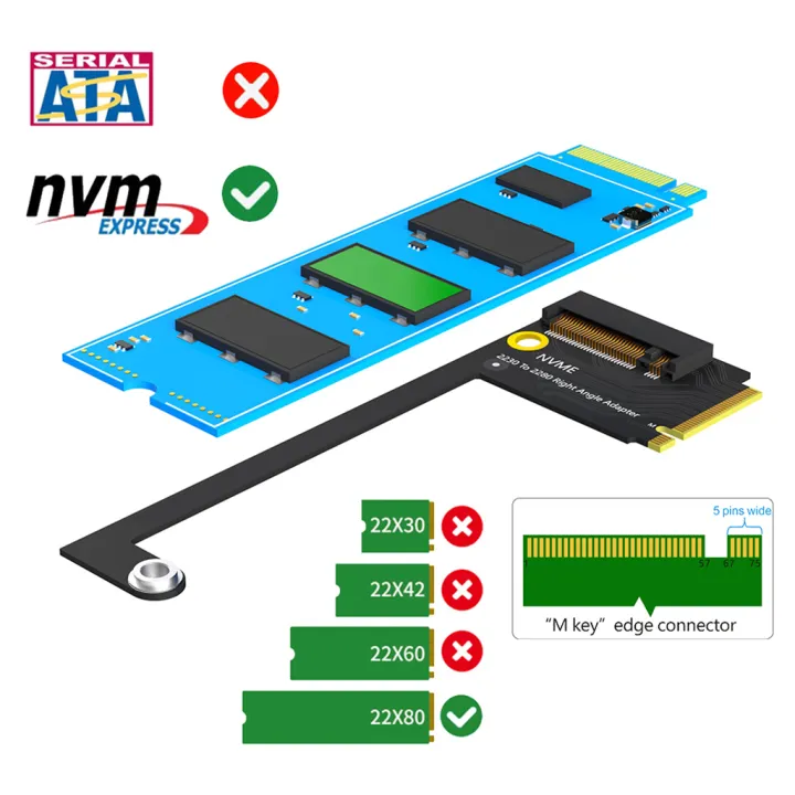 For%20Rog%20Ally%20Handheld%20Conversion%202230%20to%202280%20SSD%20Hard%20Drive%20Expansion%20Board%20for%20NVME%20M-Key%20M.2%20PCIE4.0%20Right%20Angle%20Adapter%20Card%20-%20Image%206