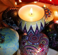 Scented Candle in Decorative Teapot Shaped Tin Box for Home Decor. 