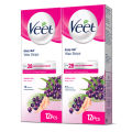 Veet Body Wax Strips Normal 12 Pieces - Pack of 2. 