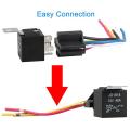 【Footprint】 FUYU Waterproof Automotive Relay 12V 5Pin 40A Car Relay 12V 5Pin With Relay Socket. 