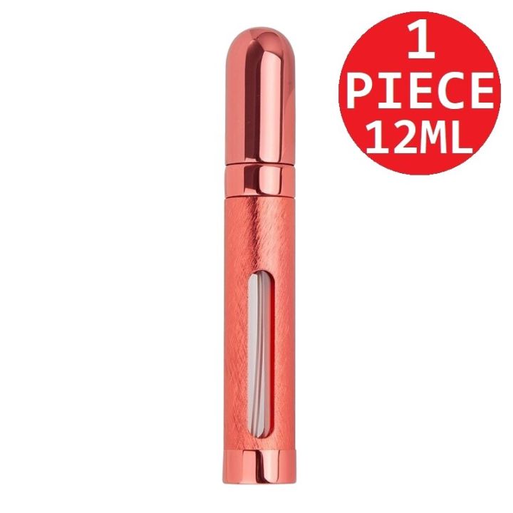 12ML Portable Mini Travel Perfume Bottle Atomizer Refillable Empty Easy To Carry Cosmetic Spray Bottle for Women & Men Spray Scent Aftershave Attractive Round Shape PRCODE CATVWYBW