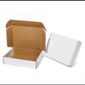 Pack of 20 (6.5 x 4 x 2.5 inch) Shipping Boxes, White Corrugated Cardboard Packing Small Mailer Box for Mailing Business Packaging, Gifts, Decorations, White Kraft. 