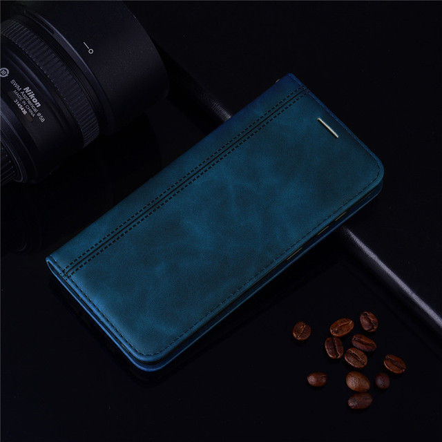 For Huawei P Smart FIG-LX1 Case Magnetic Leather Wallet Flip Card Hold Phone Case For Huawei P Smart 2018 Psmart Cover Coque
