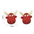 【Hannah Martin Store】Earring 3D Creative OX Women Festival New Year Daily Life. 
