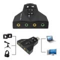 Virtual 7.1 Ch USB 2.0 3D Sound Card Adapter. 