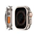 Privacy Screen Protector for Apple Watch Ultra 2 49mm Tempered Glass+Metal Frame For iWatch Ultra 49mm No Peeping Anti Spy Fil. 