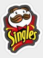 Funny Single Sticker  - 3 inch x 3 inch  Sticker For Mobile Sticker For Laptop. 