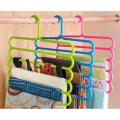 Pack of 3- New Multi-purpose High Quality Trousers Hanger 5 Layers Pants Hanger. 