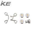 1 set Nail-free Waist Buckles Nail-free Waist Buckle Removable Jeans Pants Size Adjustment Button Tool. 
