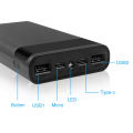 KBT Diy Charge Storage Box Dual USB Micro USB Type C Power Bank Shell 5V DIY 4/6*18650 Case Battery Without Battery. 