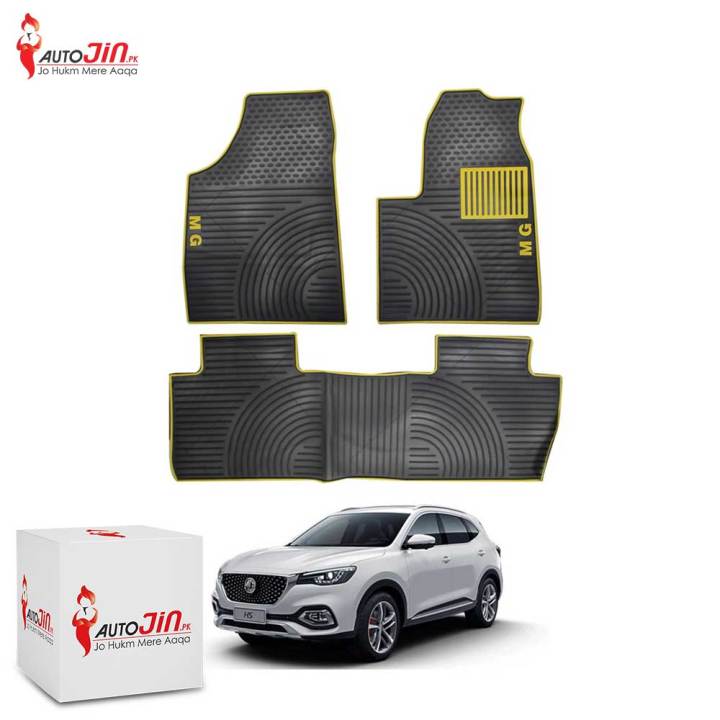MG HS PVC Floor Mats Black 202123 Daraz.pk