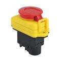 250V 16A IP54 Start Stop Switch No Volt Release Switch with Emergency Stop Push Button Electromagnetic on Off Switch. 