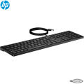 HP Halley Wired Desktop 320K Standard USB Wired Keyboard with Quiet Keys and Adjustable Slope - Black. 