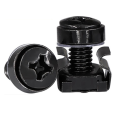 50Pcs M6x16mm Rack Mount Screw Cage Nut and Nuts & Washers for Rack Mount Server Cabinet. 