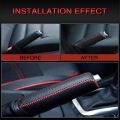Car Leather Gear Handbrake Cover Shift Lever Cover for Kia K2 B. 