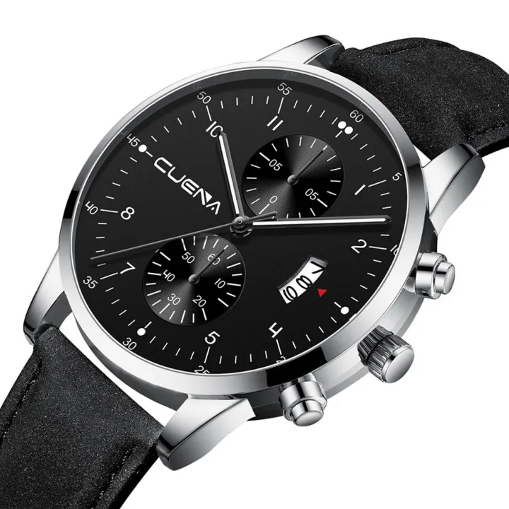 CUENA%20Men's%20Business%20Leath%20Belt%20Watch%20Three%20Eyes%20Six-Piece%20Calendar%20Quartz%20Watch%20-%20Image%204