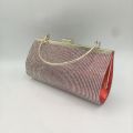 Carmine Silver Golden red Latest Fancy Bridal Wedding Party Crystal Ladies Clutches Clutch for women Ladies Bag Clutch For girls wallet for women wallet for girls Clutches For girls Women Clutches purse for women purse for Girls-Golden Silver Black Red. 