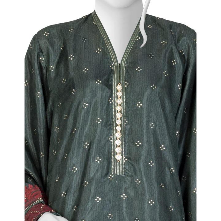 Junaid Jamshed Lawn 3 Piece Unstitched Suit for Women JLAWN-S-23-218 Ashto