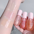 Clear Lip Gloss | Fruity Lip Oil | Transparent Lip Gloss | Hydrating & Plumping Lip Serum | Non-Sticky Korean Jelly Lip Gloss for Soft, Glossy Lips | Lightweight Glass Shine for Beauty Lovers & Professionals. 