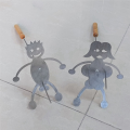 Roasting Stick,Stainless Steel Hot Dog Sticks for Campfire, Funny Fire Pit Tools for Camping,Novelty Barbecue Tools. 