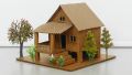 EPS Foam Board for Kids and Adults Fun and Creative DIY Toy Model Building kit for Kids Toys for Girls and Boys. House Series. 