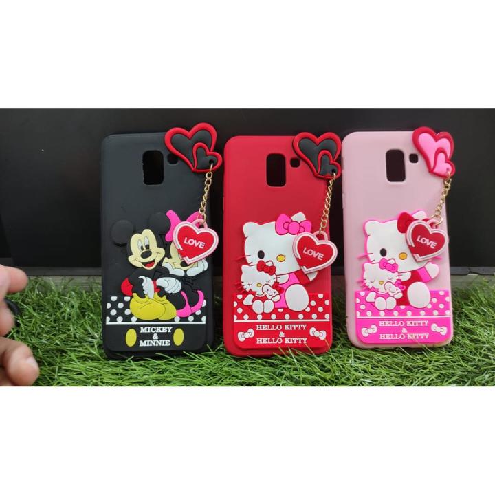 Samsung J6 Girls back cover_Hello Kitty cover_Girls Fancy soft