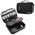 Nax-3c Multi-Function Digital Accessories Storage Organizer Power Bank Data Cable Pouch. 