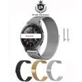 22mm Milanese Loop Mesh Stainless Bracelet Chain Strap For for Samsung Galaxy Watch 46mm / Gear S3 Frontier & Sports with 22MM Pins -Silver / Black / Gold. 