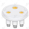 3 PIN POWER PLUG TOP PLUG WITH 2 PIN SOCKET 30A PORCELAIN – 352 (JEKO)DELUXE TEDDY SWITCH 10A PORCELAIN BASE – 316 (JEKO) 3 PIN PIPE STABILIZER SOCKET 20A FLUSH TYPE. 