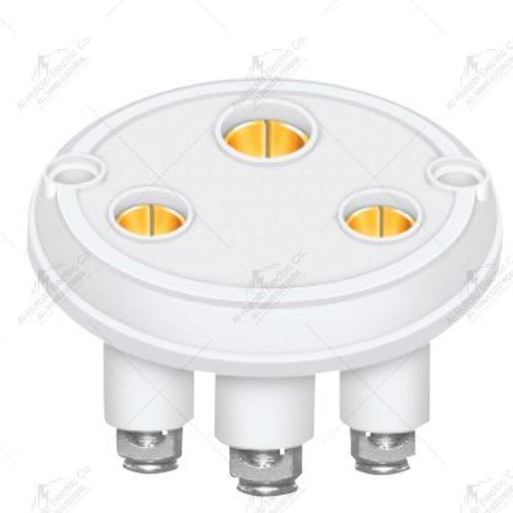 3 PIN POWER PLUG TOP PLUG WITH 2 PIN SOCKET 30A PORCELAIN – 352 (JEKO)DELUXE TEDDY SWITCH 10A PORCELAIN BASE – 316 (JEKO) 3 PIN PIPE STABILIZER SOCKET 20A FLUSH TYPE