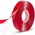Transparent double sided silicone tape. 