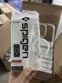 iPhone 16 Pro Max/16 Pro/16/15 Pro/15 Pro Max Premium Spigen Magsafe Transparent Crystal Clear Case. 