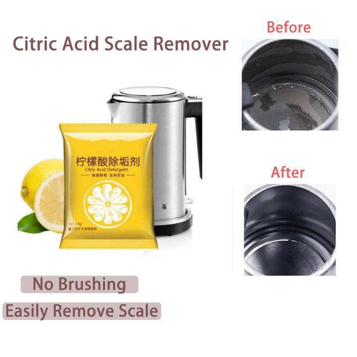 Citric Acid Scale Remover Food Grade Scale Remover Cleaning Agent Electric Kettle Clean Agent Water Stain Remover Alkali Remover