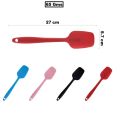 Silicone Spatula Heat Resistant Slotted Spatula Non-stick Rubber Spoon. 