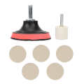 Car Windscreen Glass Scratch Remover 100g Cerium Oxide Powder Polishing Kit Wheels Set Polish Pads. 