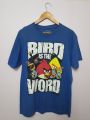 Original Angry Bird Shirt 100% Cotton Bird Is The Word Graphic Tee. 