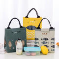 Insulated Insulated lunch bag Lightweight Aluminum foil thickened Portable Portable lunch box Oxford cloth Student-sized Oxford cloth lunch bag for Outdoor Work School Picnic Travel. 