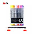 M And G Signme Marker Dual Nib Marker - Pack Of 18 Colours. 